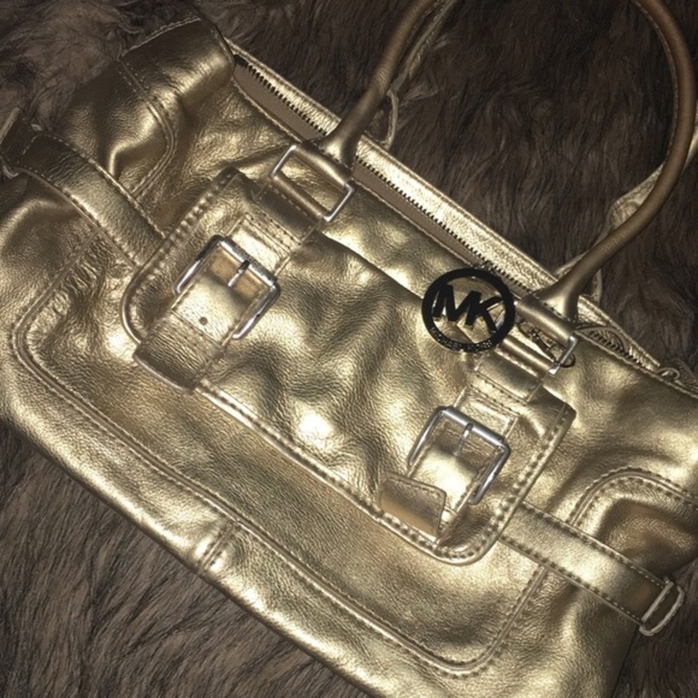 MK Gold/Silver Tone Purse